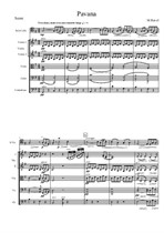 M. Ravel Pavane pour une infante défunte for Cello solo and string orchestra